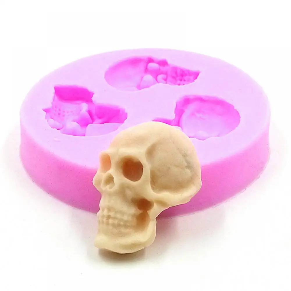 DIY Skeleton Head Skull Silicone Mold Styling Candy Jelly Mould Fondant Cake Decorating Pastry Baking Tools
DIY Skeleton Head Skull Silicone Mold Styling Candy Jelly Mould Fondant Cake Decorating Pastry Baking Tools