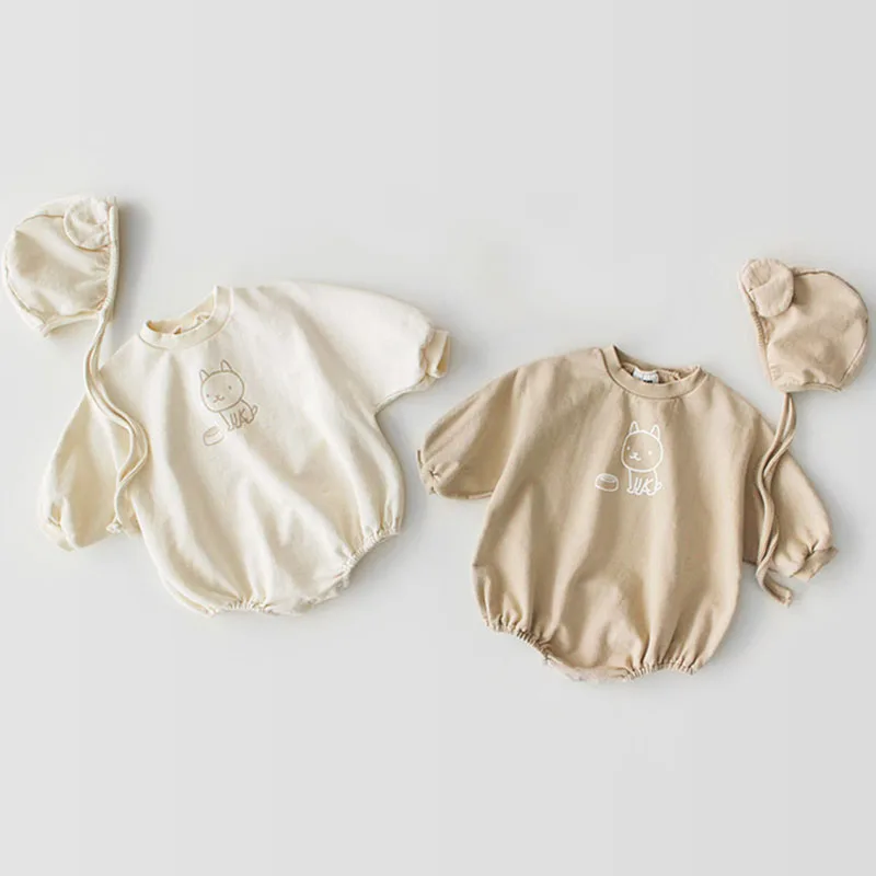 Baby Girl Boy Long Sleeve Jumpsuit Clothes 2019 Spring Cute Cartoon Pattern Rompers + Hat 2Pcs Baby Girl Boy Clothes Rompers
Baby Girl Boy Long Sleeve Jumpsuit Clothes 2019 Spring Cute Cartoon Pattern Rompers + Hat 2Pcs Baby Girl Boy Clothes Rompers
