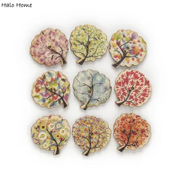 30pcs Mixed Tree Shape Wooden Buttons Sewing Scrapbooking Clothing Crafts Handwork Decor Card Making DIY 35mm
30pcs Mixed Tree Shape Wooden Buttons Sewing Scrapbooking Clothing Crafts Handwork Decor Card Making DIY 35mm