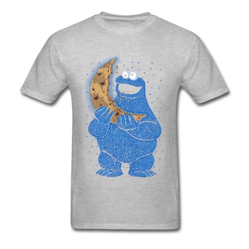 Cookie Moon Tops T Shirt 2018 New Fashion O-Neck Design Short Sleeve All Cotton Mens T-Shirt Casual T Shirt Free Shipping Cookie Moon grey
