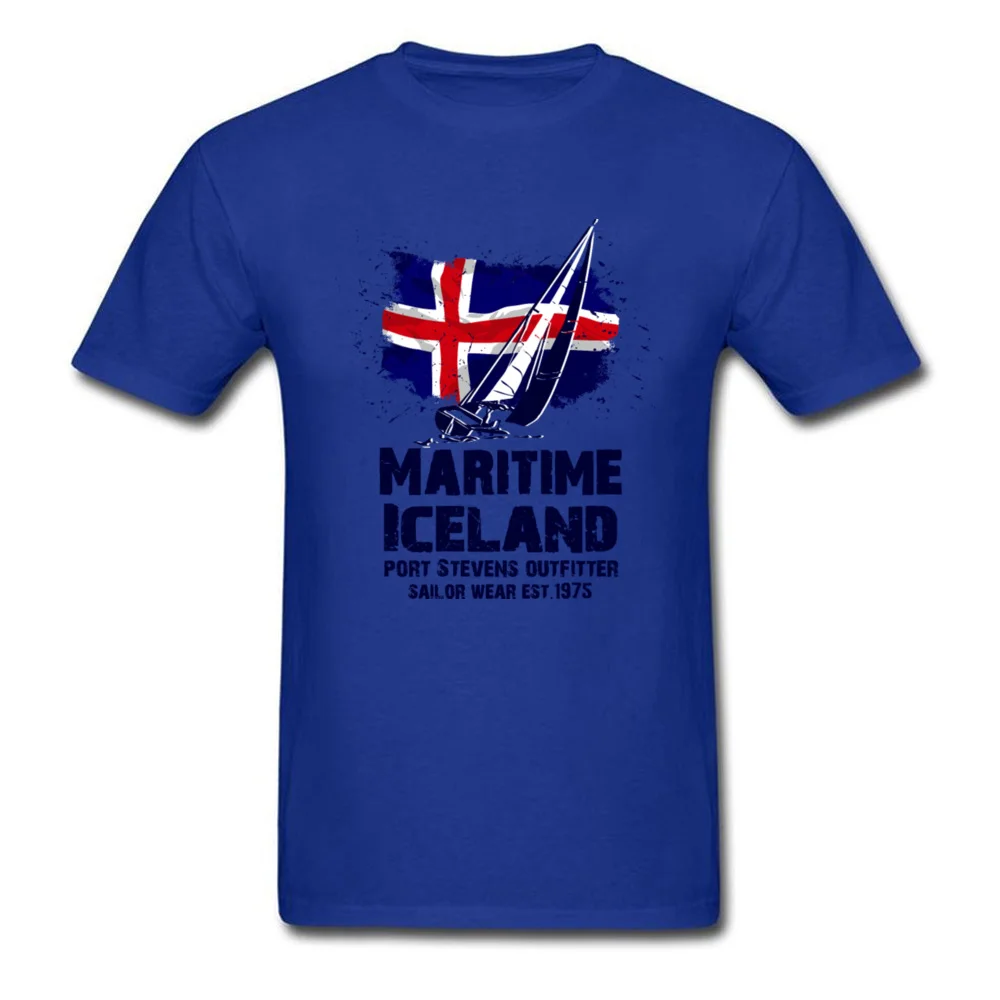 Maritime sailing Iceland flag_blue