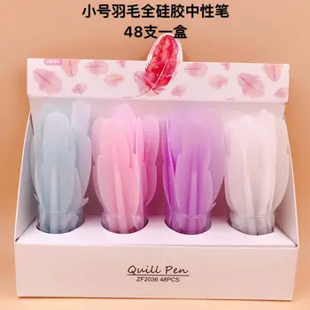 48pcs/box Korean Version Silica Gel Pen Small Feather All Silica Feather Gel Pen Korean Version Gel Pen Wholesale
48pcs/box Korean Version Silica Gel Pen Small Feather All Silica Feather Gel Pen Korean Version Gel Pen Wholesale