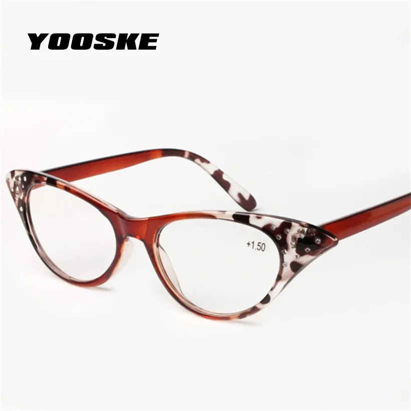 YOOSKECat Eye Slim Reading Glasses Women Diopter 1.5 2.0 2.5 3.0 3.5 Presbyopic Eyeglasses Stylish Spectacles With Spring Hinges
YOOSKECat Eye Slim Reading Glasses Women Diopter 1.5 2.0 2.5 3.0 3.5 Presbyopic Eyeglasses Stylish Spectacles With Spring Hinges