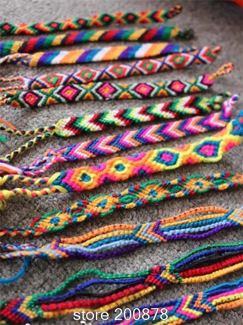 Wholesale Mixed 100PCS Nepal Hand Wool Wrapped Friendship Bracelets Colorful Best offer Free Shipping
Wholesale Mixed 100PCS Nepal Hand Wool Wrapped Friendship Bracelets Colorful Best offer Free Shipping