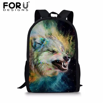 FORUDESIGNS Girls Boys Cool Wolf School Book Bag,Galaxy Owl Kids Schoolbag,Children Tiger Lion Printing Bookbag Casual Satchel
FORUDESIGNS Girls Boys Cool Wolf School Book Bag,Galaxy Owl Kids Schoolbag,Children Tiger Lion Printing Bookbag Casual Satchel