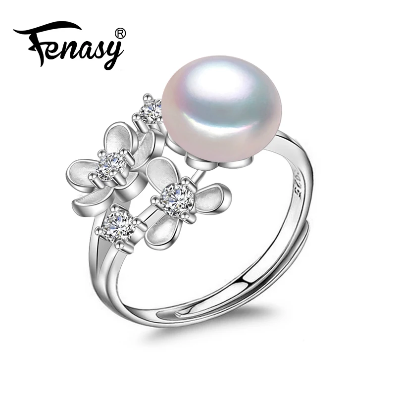 FENASY Pearl Jewelry Natural Freshwater pearl rings 925 Sterling Silver Ring Bohemian Flower Rings for women
FENASY Pearl Jewelry Natural Freshwater pearl rings 925 Sterling Silver Ring Bohemian Flower Rings for women