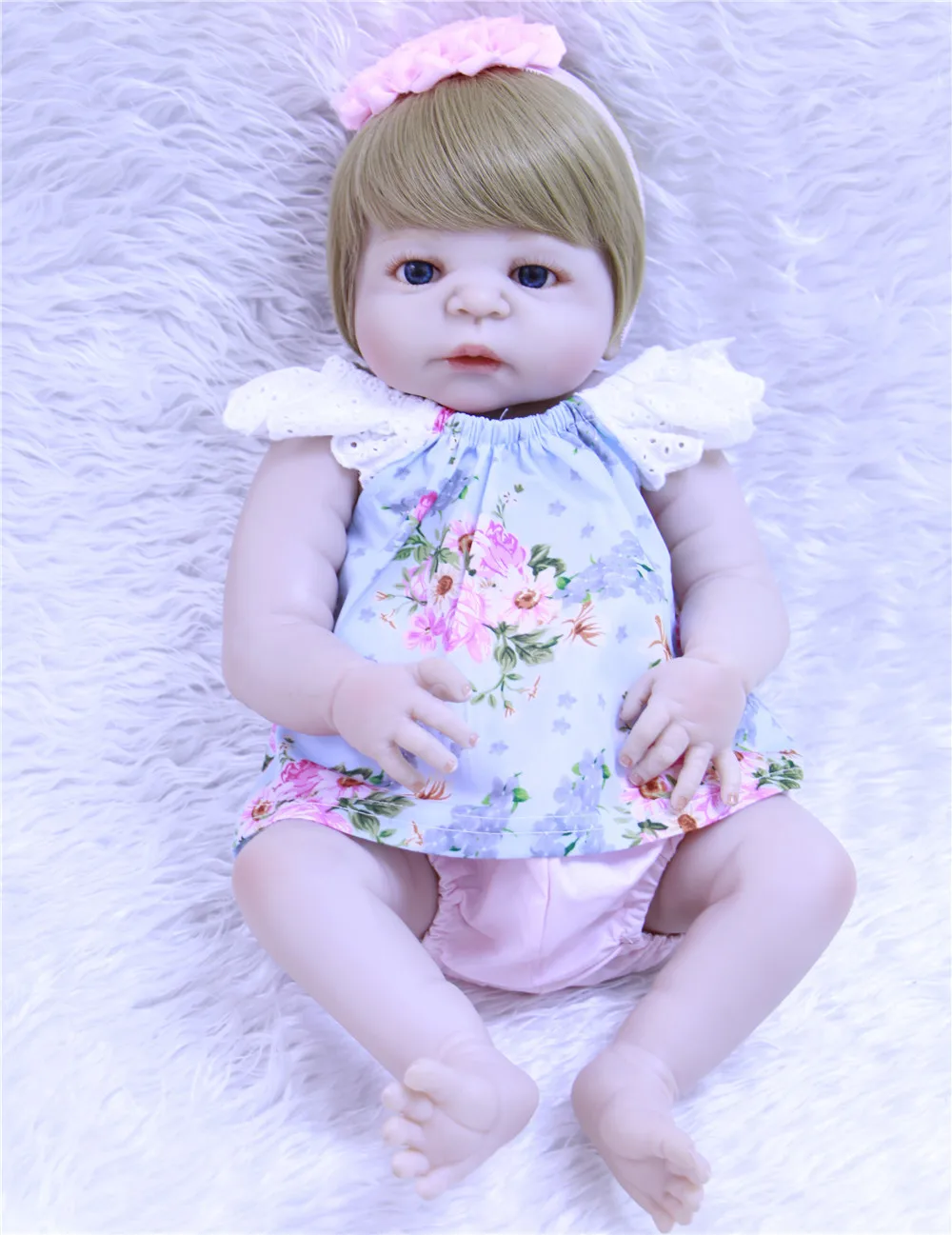 dollmai New 55cm full silicone reborn dolls lifelike newborn babies toys soft touch bebe toys bonecas reborn de silicona
dollmai New 55cm full silicone reborn dolls lifelike newborn babies toys soft touch bebe toys bonecas reborn de silicona