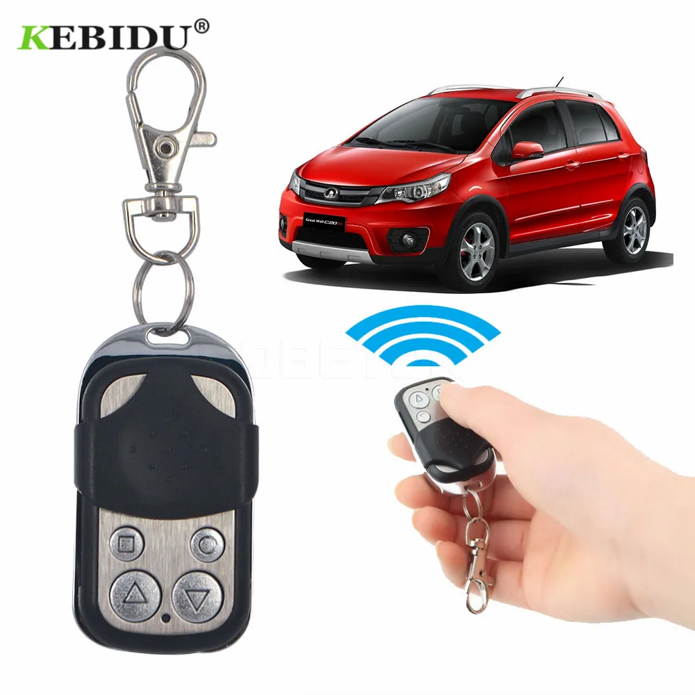 KEBIDU 4 Channel Universal Garage Door Cloning Remote Control Key For 433Mhz Gate Copy Code Learning Garage Door Opener
KEBIDU 4 Channel Universal Garage Door Cloning Remote Control Key For 433Mhz Gate Copy Code Learning Garage Door Opener