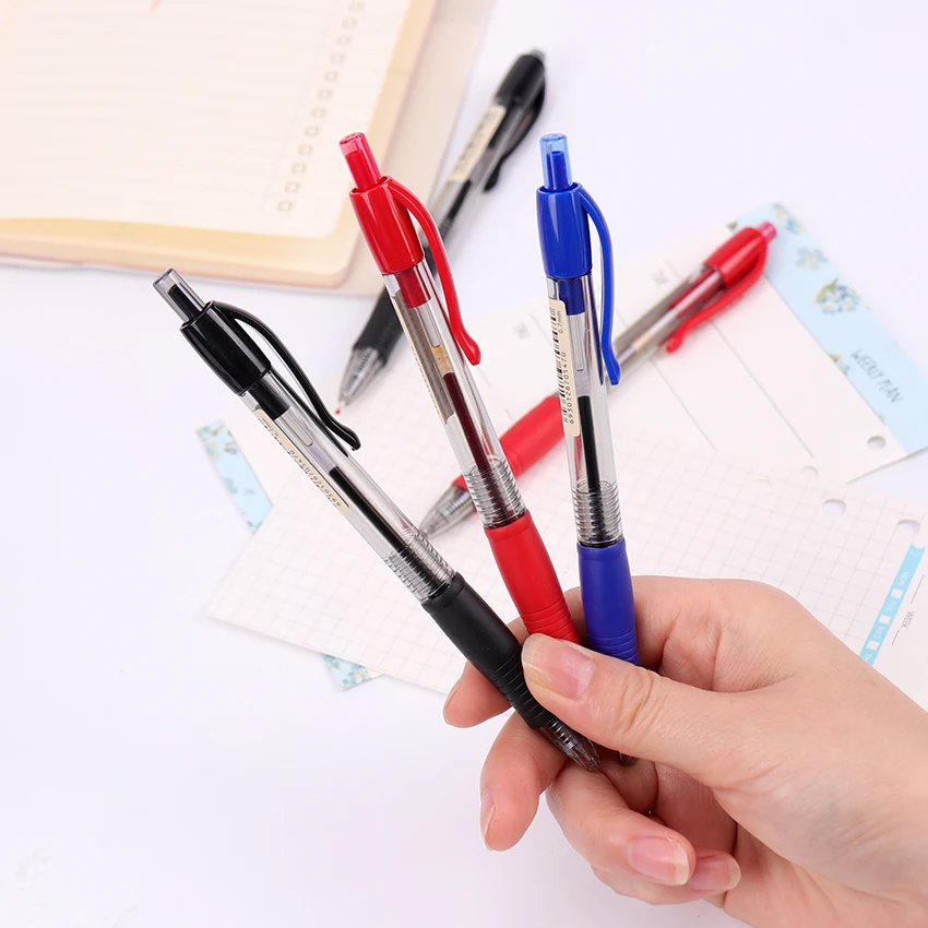 0.7mm Refill Plastic Gel Pen Red Blue Black Neutral Oil Pen School Office Essential Stationery Student Exam Gel Pen
0.7mm Refill Plastic Gel Pen Red Blue Black Neutral Oil Pen School Office Essential Stationery Student Exam Gel Pen