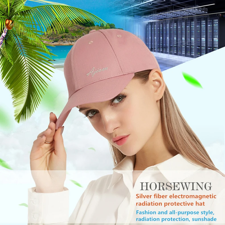 Recommend electromagnetic radiation protection metal fiber and silver fiber double fabric peaked cap unisex summer visor Recommend electromagnetic radiation protection metal fiber and silver fiber double fabric peaked cap unisex summer visor