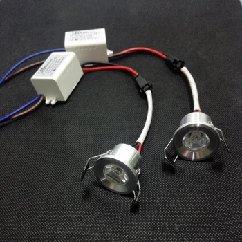 

Mini led cabinet light 1W/3W mini led downlight AC85-265V Mini led lamp white or Warm white RoHS CE