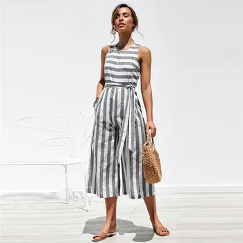 Newest 2019 Spring Summer Fashion Women Sexy Sleeveless Leaves Print Deep V-Neck Lace Up Ruffles Jumpsuit #2019.4.8
Newest 2019 Spring Summer Fashion Women Sexy Sleeveless Leaves Print Deep V-Neck Lace Up Ruffles Jumpsuit #2019.4.8