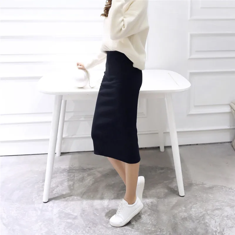 Hot Brief Summer Sexy Chic Pencil Skirts Skirt Wool Rib Knit Long Skirt Package Hip Split Waist Pregnant Midi Dress Ma
Hot Brief Summer Sexy Chic Pencil Skirts Skirt Wool Rib Knit Long Skirt Package Hip Split Waist Pregnant Midi Dress Ma