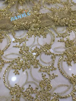 luxury beaded embroidery tulle fabric CiCi-120922 african net lace fabric with many beads
luxury beaded embroidery tulle fabric CiCi-120922 african net lace fabric with many beads