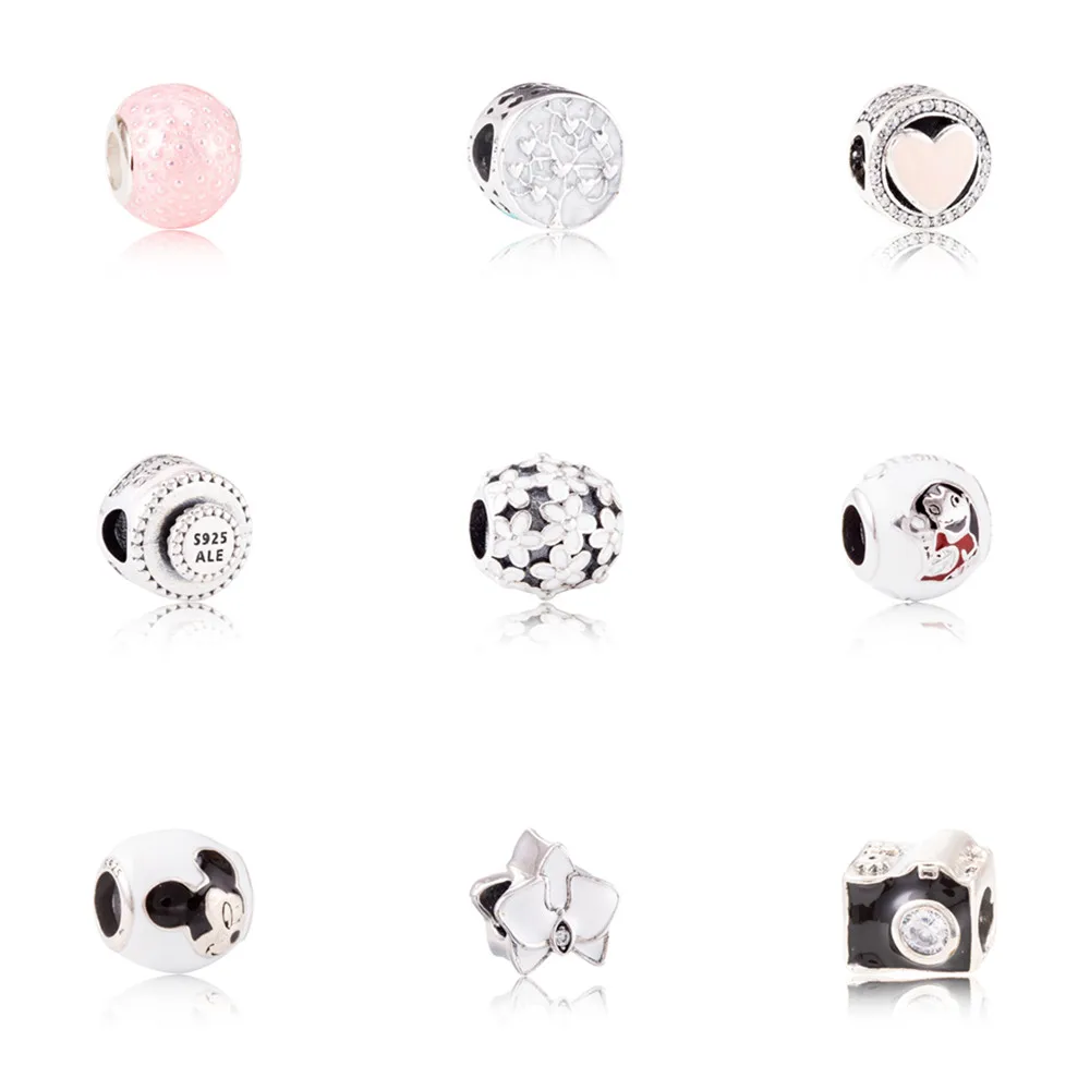2018 New Bead Charm Authentic 925 Sterling Silver Fit Original Pandora Charms Bracelet Women Jewelry gift JF600028-36
2018 New Bead Charm Authentic 925 Sterling Silver Fit Original Pandora Charms Bracelet Women Jewelry gift JF600028-36