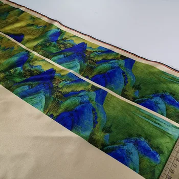 10M DHL Chinese Green Moutain River Water Painting Fabric Satin Smooth Impervious Chinese Han Fabric For Dress Curtain Costumes
10M DHL Chinese Green Moutain River Water Painting Fabric Satin Smooth Impervious Chinese Han Fabric For Dress Curtain Costumes
