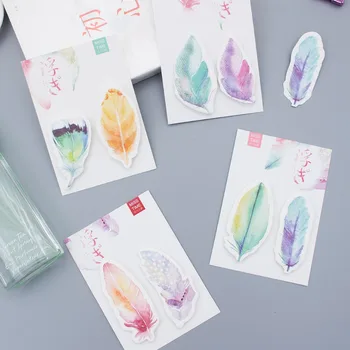 4 pcs/Lot Rainbow feather memo note Post guestbook stick marker label stickers Stationery Office School supplies FM171
4 pcs/Lot Rainbow feather memo note Post guestbook stick marker label stickers Stationery Office School supplies FM171