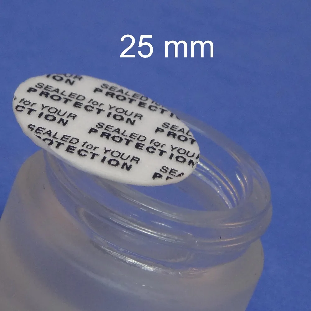 25 mm Press and Seal Safety Liners -Tamper foam seal bottles & jars -bag of 50 (PSS(25 mm)=50pcs)
25 mm Press and Seal Safety Liners -Tamper foam seal bottles & jars -bag of 50 (PSS(25 mm)=50pcs)