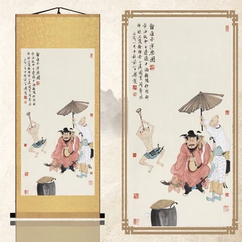 ( ZHONG KUI ) silk art painting Chinese Art Painting Home Office Decoration Chinese painting S00M #
( ZHONG KUI ) silk art painting Chinese Art Painting Home Office Decoration Chinese painting S00M #