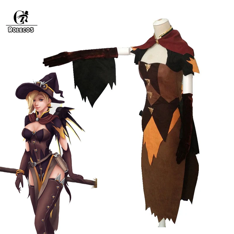 Женские часы для косплея ROLECOS OW Game костюм ангела Циглер на Хэллоуин|cosplay costume|women