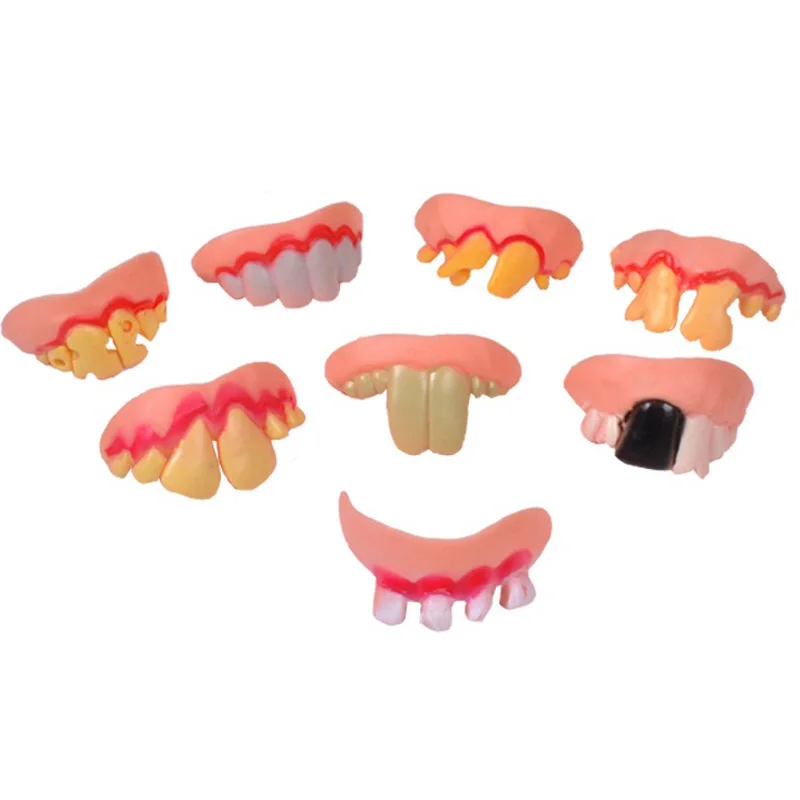 Prank Startle Tooth Halloween Scary Crooked Monster Teeth Party Decorations Novelty Toy Children Adult Horror Teeth Jokes Toys
Prank Startle Tooth Halloween Scary Crooked Monster Teeth Party Decorations Novelty Toy Children Adult Horror Teeth Jokes Toys