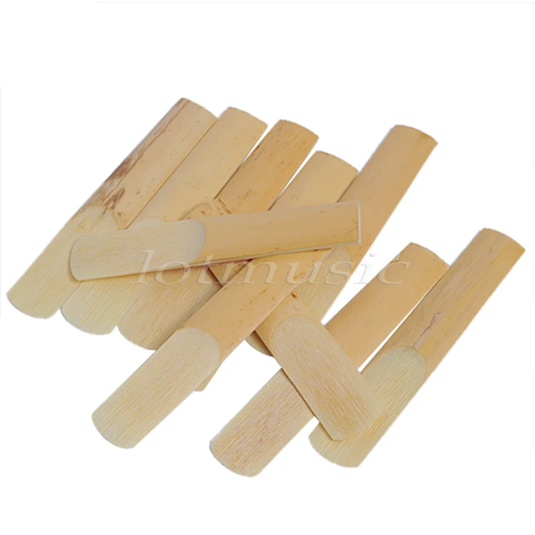 10 Pcs Alto Tenor Soprano Saxophone Clarinet Reeds 2 1/2 Strength 2.5 Bb Size Sax Accessories Parts
10 Pcs Alto Tenor Soprano Saxophone Clarinet Reeds 2 1/2 Strength 2.5 Bb Size Sax Accessories Parts