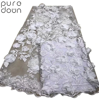 5 yards/lot Africa lace fabric embroidery Nigeria lace fabric high quality french lace for wedding dress Wholesale 3D Flower
5 yards/lot Africa lace fabric embroidery Nigeria lace fabric high quality french lace for wedding dress Wholesale 3D Flower