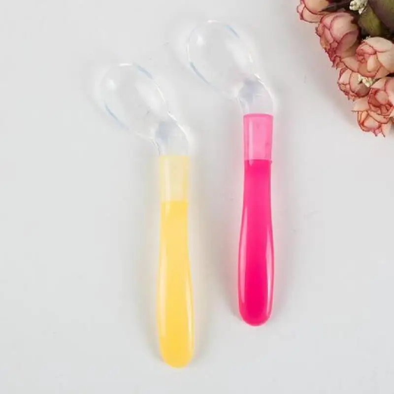 1Pcs Baby Spoon Childish Tableware Silicone Curved Handle Children's Stuff For Babies Utensils For Feeding Babies
1Pcs Baby Spoon Childish Tableware Silicone Curved Handle Children's Stuff For Babies Utensils For Feeding Babies