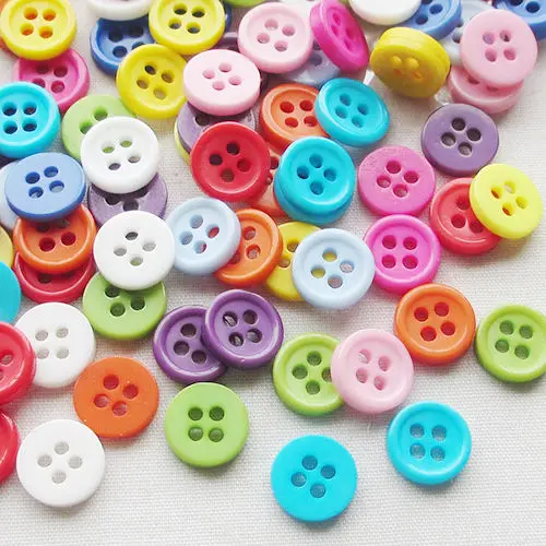 100 pcs 8mm Random Mixed Resin 4 Holes Sewing Buttons Scrapbooking 9mm Knopf Bouton
100 pcs 8mm Random Mixed Resin 4 Holes Sewing Buttons Scrapbooking 9mm Knopf Bouton