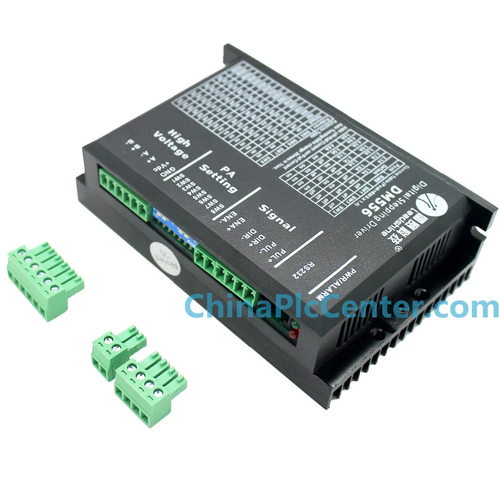 LeadShine DM556 2/4 Phase Digital Stepper Motor Driver, 20-50VDC 0.5-5.6A
LeadShine DM556 2/4 Phase Digital Stepper Motor Driver, 20-50VDC 0.5-5.6A