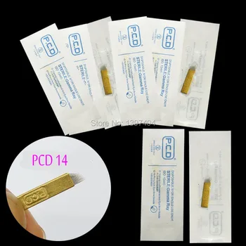200pcs/lot PCD Permanent Makeup Eyebrow Tattoo Blades hard 14 Needles for 3D Manual Eyebrow Embroidery
200pcs/lot PCD Permanent Makeup Eyebrow Tattoo Blades hard 14 Needles for 3D Manual Eyebrow Embroidery
