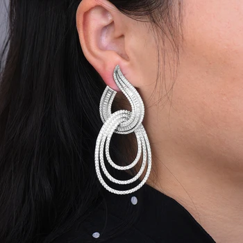 GODKI Luxury Water Drop Long Dangle Earrings For Women Wedding Cubic Zircon Crystal CZ Dubai Bridal Earring Fashion Jewelry 2019
GODKI Luxury Water Drop Long Dangle Earrings For Women Wedding Cubic Zircon Crystal CZ Dubai Bridal Earring Fashion Jewelry 2019