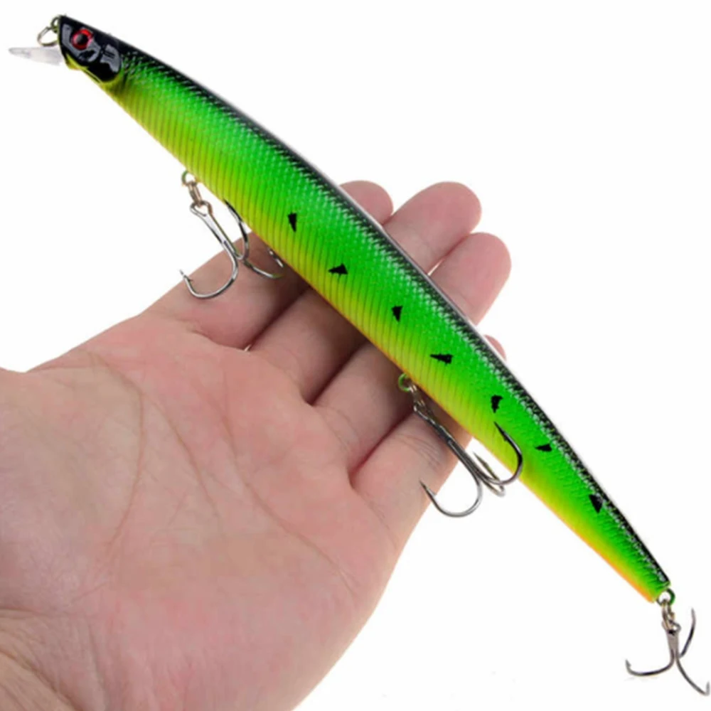 1pcs New Big Laser Minnow Fishing Lures 18cm / 24g Fishing Hard Bait Crankbaits Isca Artificiais Pesca Sea Wobbler Swimming Bait
1pcs New Big Laser Minnow Fishing Lures 18cm / 24g Fishing Hard Bait Crankbaits Isca Artificiais Pesca Sea Wobbler Swimming Bait