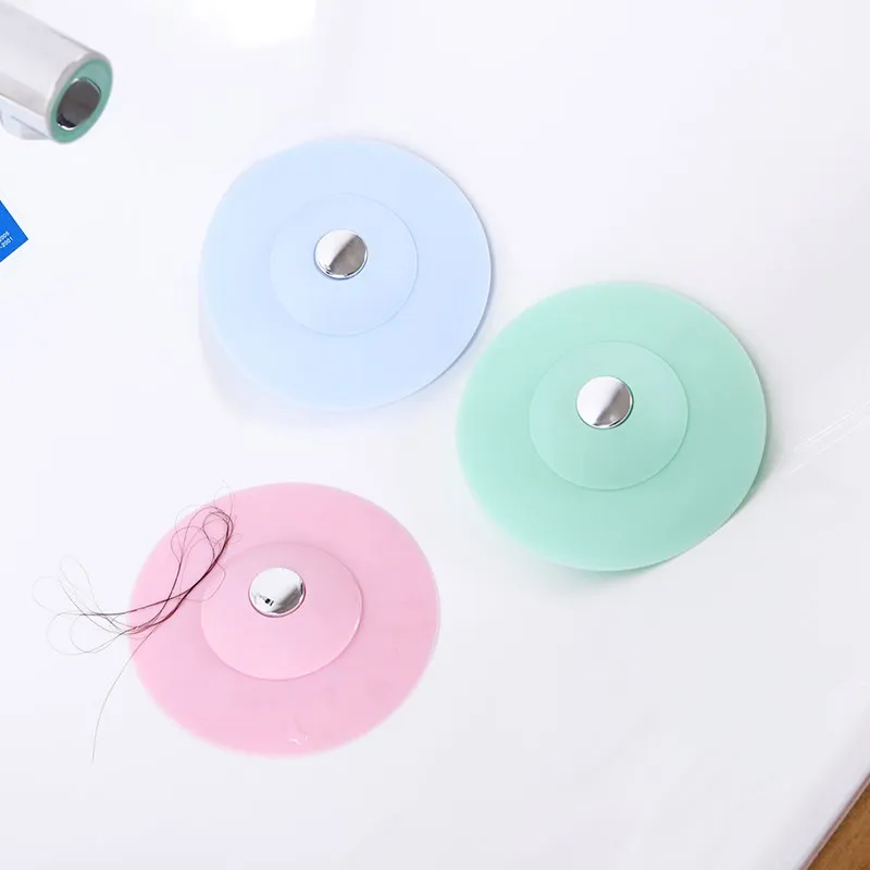 Kitchen Bathroom Anti-Clogging Sink Filter Sundry Press Type Silicone Hair Sink Strainers Durable Deodorant Floor Drain Cover
Kitchen Bathroom Anti-Clogging Sink Filter Sundry Press Type Silicone Hair Sink Strainers Durable Deodorant Floor Drain Cover