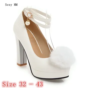 Women High Heel Shoes Platform Pumps Woman High Heels Party Wedding Shoes Kitten Heels Small Plus Size 32 33 - 40 41 42 43
Women High Heel Shoes Platform Pumps Woman High Heels Party Wedding Shoes Kitten Heels Small Plus Size 32 33 - 40 41 42 43