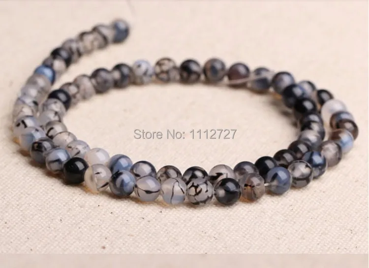 Accessory Parts Diy Onyx Ornaments Semi Finished Stones 4-12mm Gray Multicolor Dragon Veins Round Beads Jewelry Making Wholesale
Accessory Parts Diy Onyx Ornaments Semi Finished Stones 4-12mm Gray Multicolor Dragon Veins Round Beads Jewelry Making Wholesale