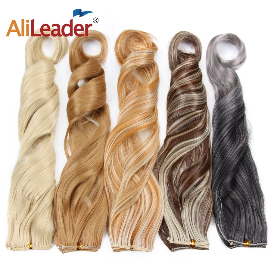 Alileader 24"Straight & Wavy Ombre One Piece Full Head Long Natural False Synthetic Hairpieces Invisible Halo Hair Extensions
Alileader 24"Straight & Wavy Ombre One Piece Full Head Long Natural False Synthetic Hairpieces Invisible Halo Hair Extensions