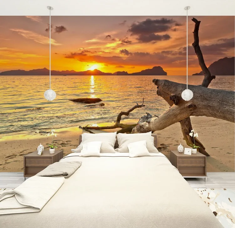 Custom Size 3D Photo Mural Wall Sticker Sunset Beach Dry Tree Removable Wall Papers Self-adhesive Vinyl Art Home Decor
Custom Size 3D Photo Mural Wall Sticker Sunset Beach Dry Tree Removable Wall Papers Self-adhesive Vinyl Art Home Decor