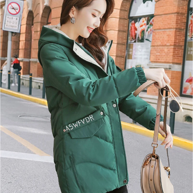 Cotton Clothing Long Section 2019 New Loose Large Size 4XL Thick Hooded Jacket Winter Cotton Wild Jacket Female C54
Cotton Clothing Long Section 2019 New Loose Large Size 4XL Thick Hooded Jacket Winter Cotton Wild Jacket Female C54