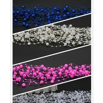 Cute DIY White High Quality Fishing Line Pearls Beads Chain Wedding Party Decoration crafts Garland Flowers birthday accessories
Cute DIY White High Quality Fishing Line Pearls Beads Chain Wedding Party Decoration crafts Garland Flowers birthday accessories