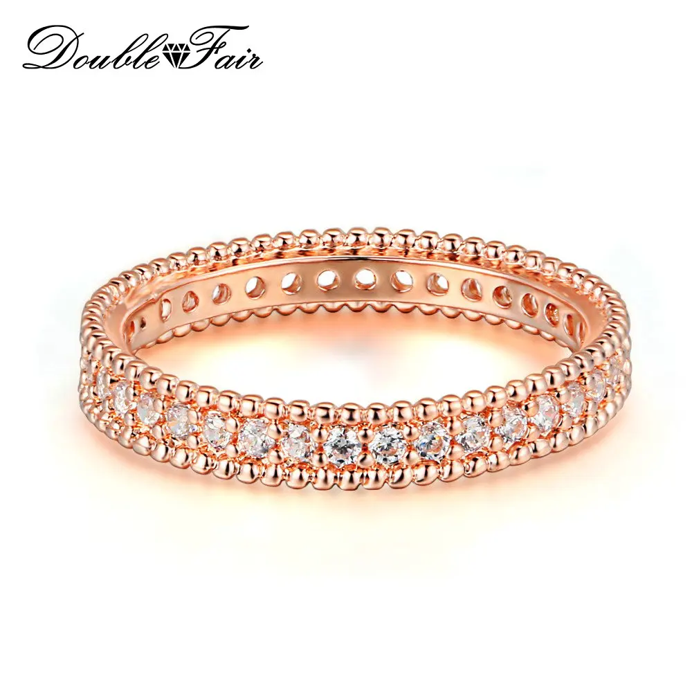 Double Fair Classic Wedding &Engagement AAA+ Cubic Zirconia Ring Rose Gold Color Fashion Cubic Zriconia Jewelry For Women DFR490
Double Fair Classic Wedding &Engagement AAA+ Cubic Zirconia Ring Rose Gold Color Fashion Cubic Zriconia Jewelry For Women DFR490