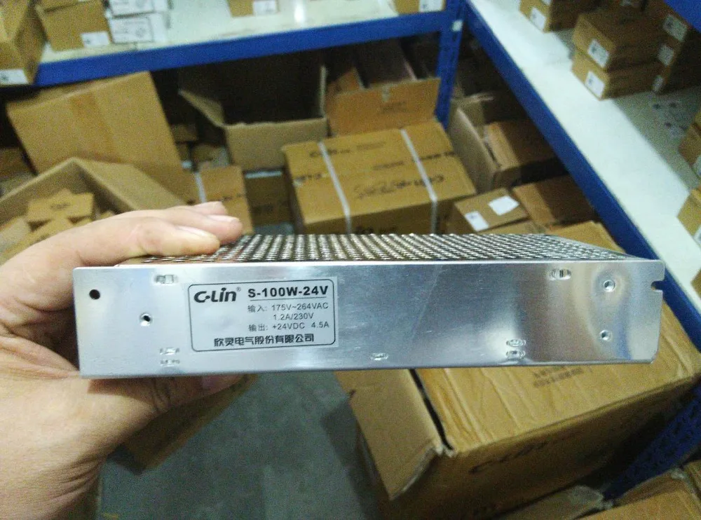 Совершенно новый оригинальный аутентичный C-Lin S-100W-DC24V импульсный источник питания
Совершенно новый оригинальный аутентичный C-Lin S-100W-DC24V импульсный источник питания