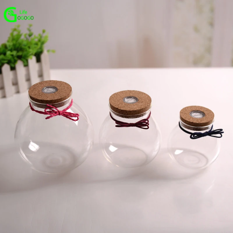 1PCS Transparent Spice Candy Bottles Terrarium with Cork Stopper Container hydroponic Glass Bottle WIth Remote control light
1PCS Transparent Spice Candy Bottles Terrarium with Cork Stopper Container hydroponic Glass Bottle WIth Remote control light