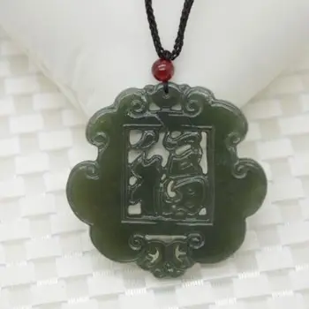 Natural hetian stone JADES pendant necklace in the dark green blessing of the jewelry JADES jewelry
Natural hetian stone JADES pendant necklace in the dark green blessing of the jewelry JADES jewelry