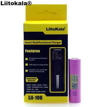 Liitokala lii-100 1.2V 3.2V 3.7V 26650 16340 Smart Charger+1PCS INR18650-30Q 3000mAh 18650 For E-cigarette Rechargeable Battery
Liitokala lii-100 1.2V 3.2V 3.7V 26650 16340 Smart Charger+1PCS INR18650-30Q 3000mAh 18650 For E-cigarette Rechargeable Battery
