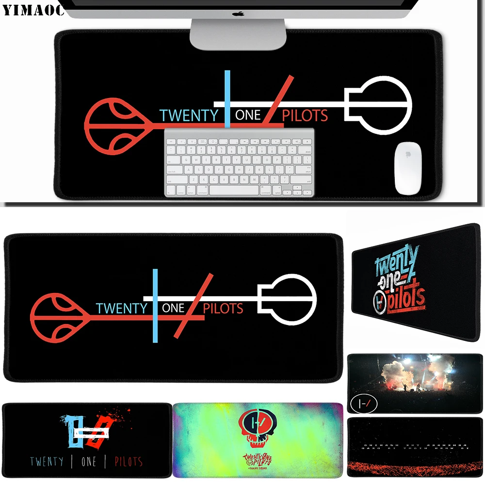 YIMAOC 30*60 cm Large Mouse Pad Gamer Mousepad Rubber Gaming Desk Mat with Locking Edge Twenty One Pilots 21 Pilots
YIMAOC 30*60 cm Large Mouse Pad Gamer Mousepad Rubber Gaming Desk Mat with Locking Edge Twenty One Pilots 21 Pilots