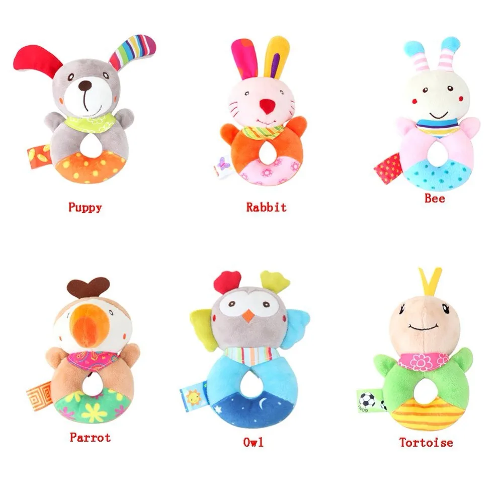 Baby Cartoon Animal Plush Rattle Ring Bell Newborn Hand Grasp Toys Soft Mobile Infant Crib Dolls Funny 1
Baby Cartoon Animal Plush Rattle Ring Bell Newborn Hand Grasp Toys Soft Mobile Infant Crib Dolls Funny 1