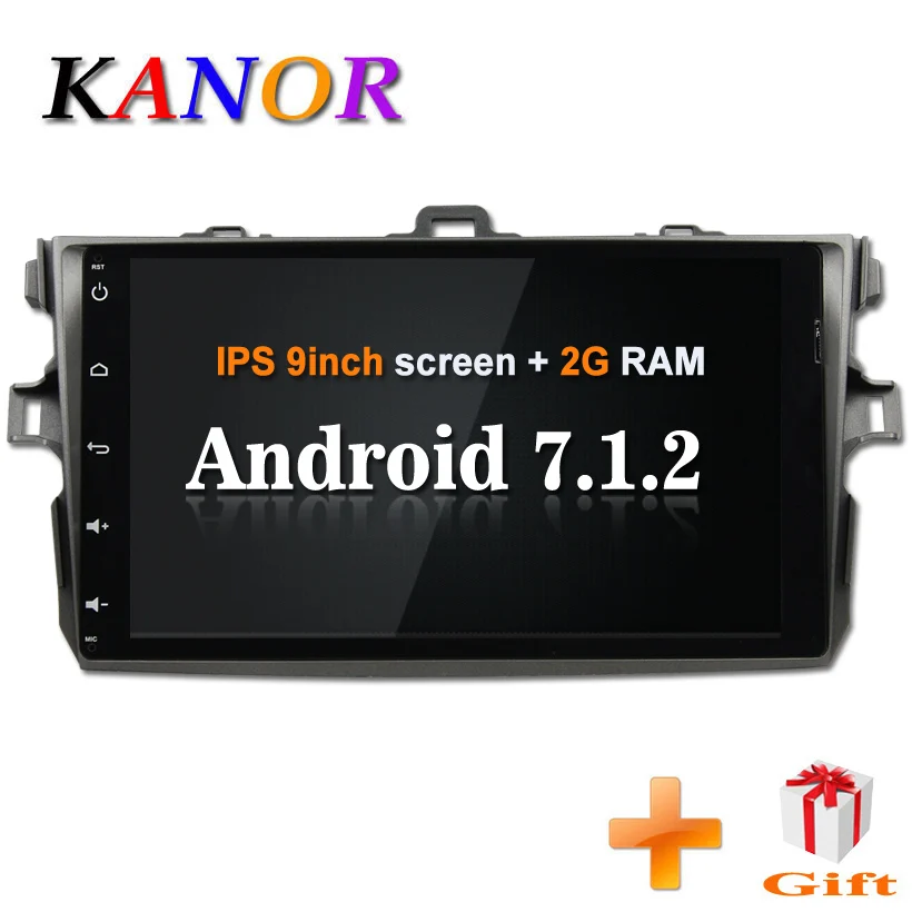 KANOR Android 8.1 Quad Core 2G 2din Car Radio for Toyota Corolla 2006 2007 2008 2009 2010 2011 2012 car stereo radio gps satnavi
KANOR Android 8.1 Quad Core 2G 2din Car Radio for Toyota Corolla 2006 2007 2008 2009 2010 2011 2012 car stereo radio gps satnavi