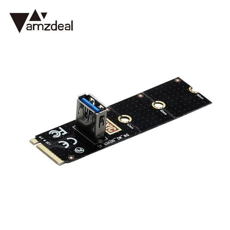 AMZDEAL NGFF M.2 Slot To USB3.0 PCI-E Riser Card M2 Slot Extender Adapter For BTC/ETH Mining
AMZDEAL NGFF M.2 Slot To USB3.0 PCI-E Riser Card M2 Slot Extender Adapter For BTC/ETH Mining