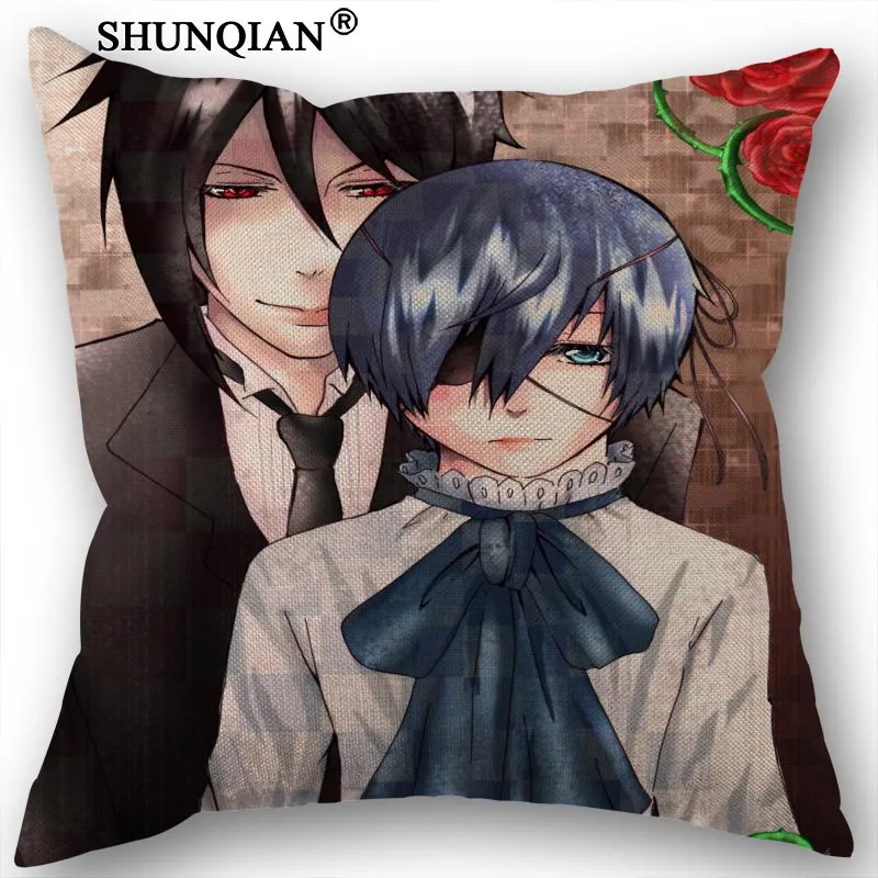 Custom Kuroshitsuji (Black Butler) Pillowcase Printed Pillow Cover Home Textiles Decorative Pillowcase Customize Gift 45x45cm
Custom Kuroshitsuji (Black Butler) Pillowcase Printed Pillow Cover Home Textiles Decorative Pillowcase Customize Gift 45x45cm